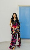 MG 359 Japan Satin Digital Printed Sarees Wholesale Market In Surat